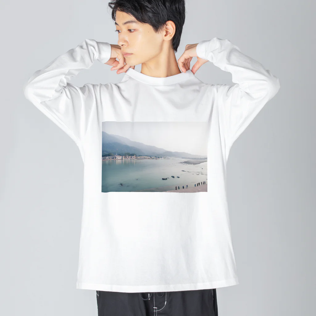 hikitachisatoのガンジス河 ビッグシルエットロングスリーブTシャツ