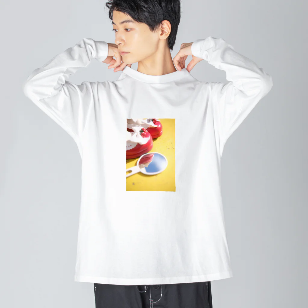 なつみ。のつうはんのいちごの靴と空 Big Long Sleeve T-Shirt