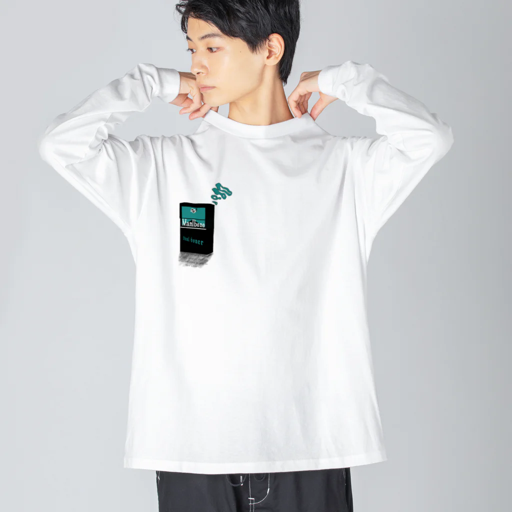 5teal 6onerのmanlbono ビッグシルエットロングスリーブTシャツ