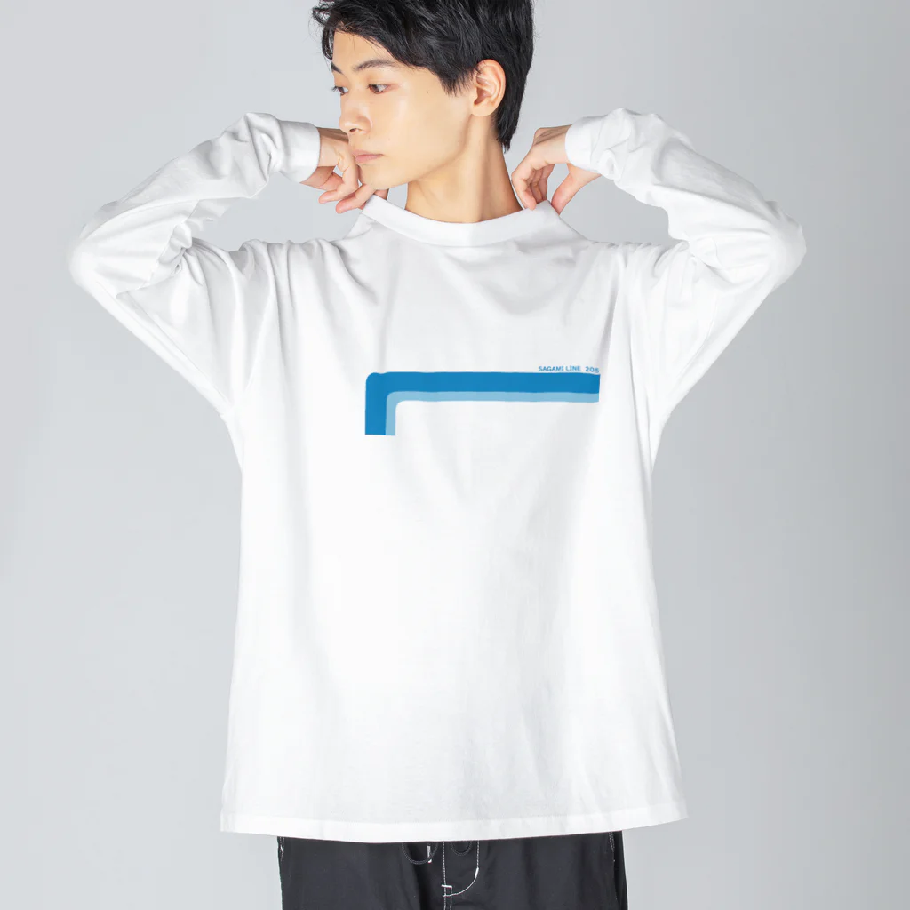 -337-の相模線 205系 Big Long Sleeve T-Shirt