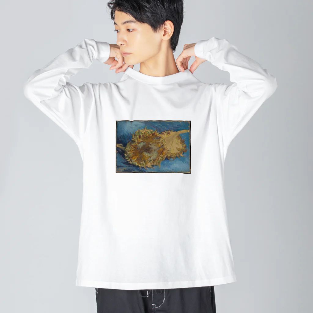 Masterpieceのゴッホ　/　ひまわり　Sunflowers 1887 Big Long Sleeve T-Shirt