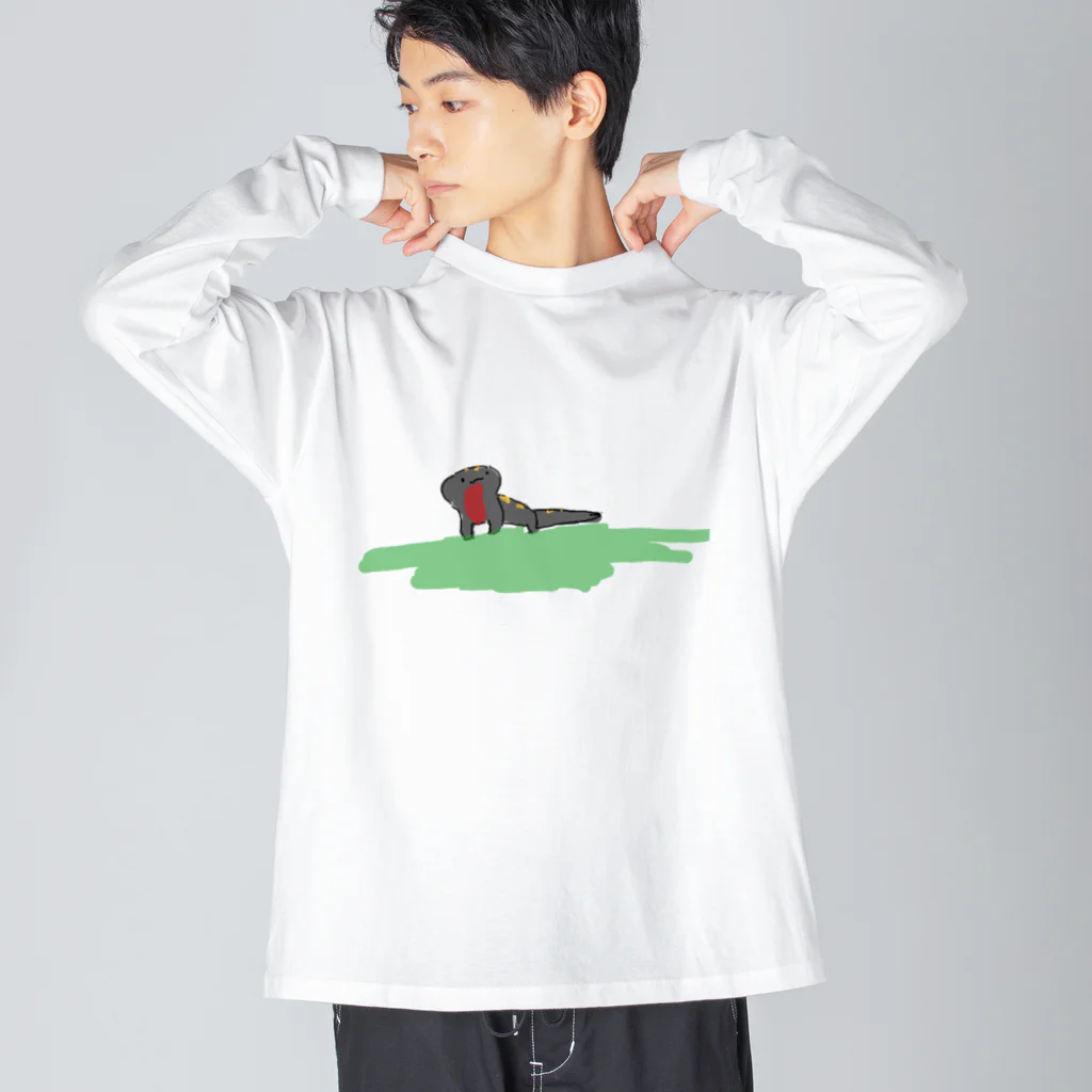 井上のしりけんいもり Big Long Sleeve T-Shirt