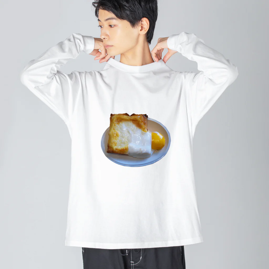 しらたまのすべり落ちた黄身 Big Long Sleeve T-Shirt