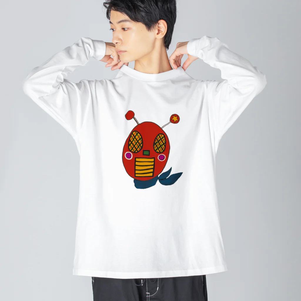 うめぼしととまととごはん。のダサインダー。 Big Long Sleeve T-Shirt