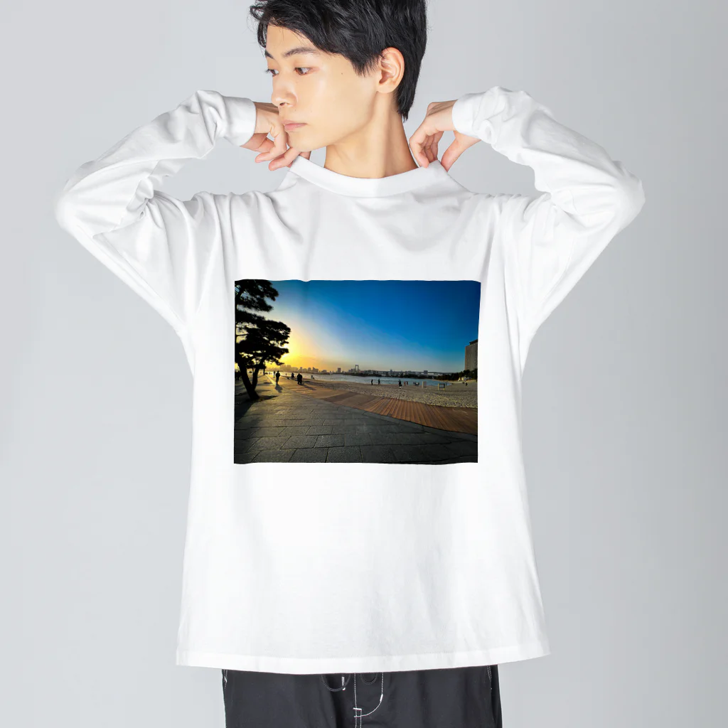 thekazuのお台場海浜公園 Big Long Sleeve T-Shirt