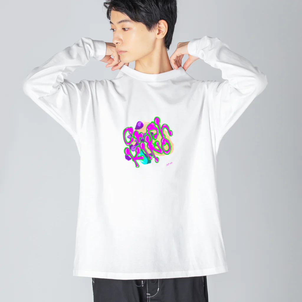 Rt002のCrush　KINO Big Long Sleeve T-Shirt