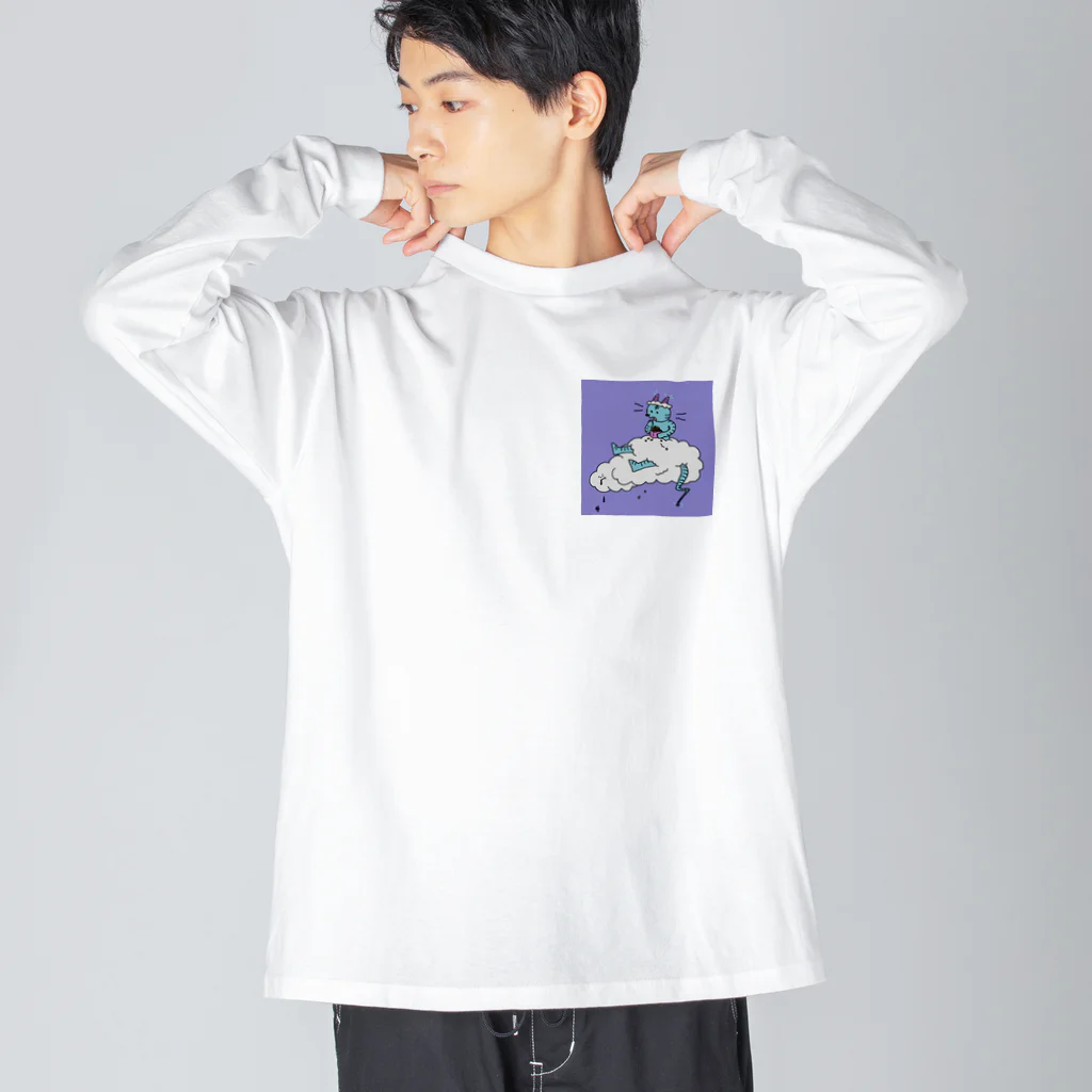 ISUKEのかみなりくん ビッグシルエットロングスリーブTシャツ