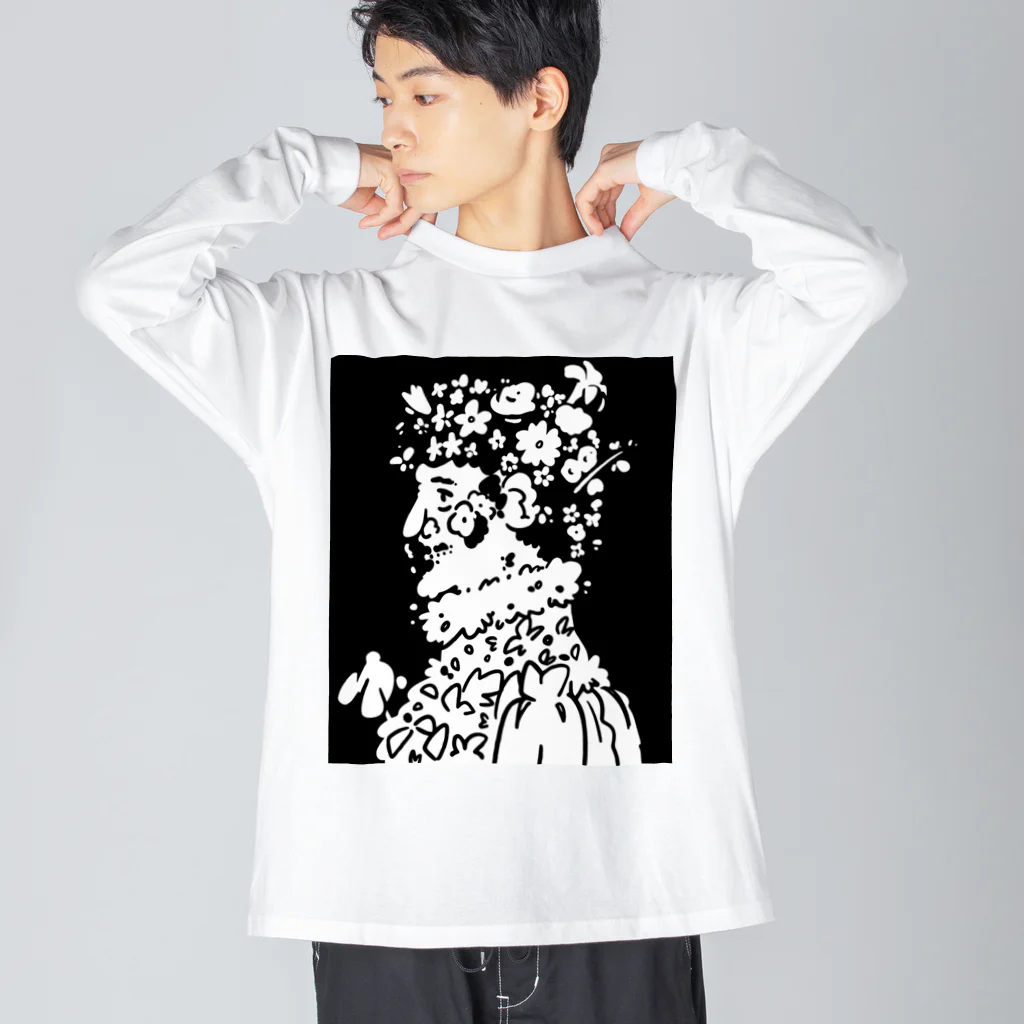 山形屋米店の春_アルチンボルド四季 Big Long Sleeve T-Shirt