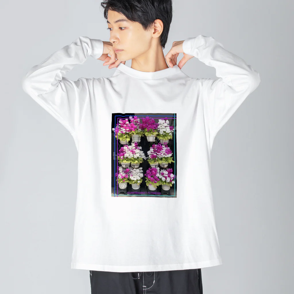 Supermarket Flowersの NEIGHBORS FLOWER ビッグシルエットロングスリーブTシャツ