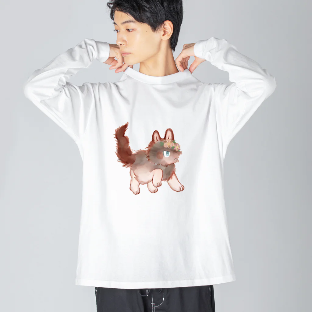 ノアオオカミのオオカミのウルフル Big Long Sleeve T-Shirt