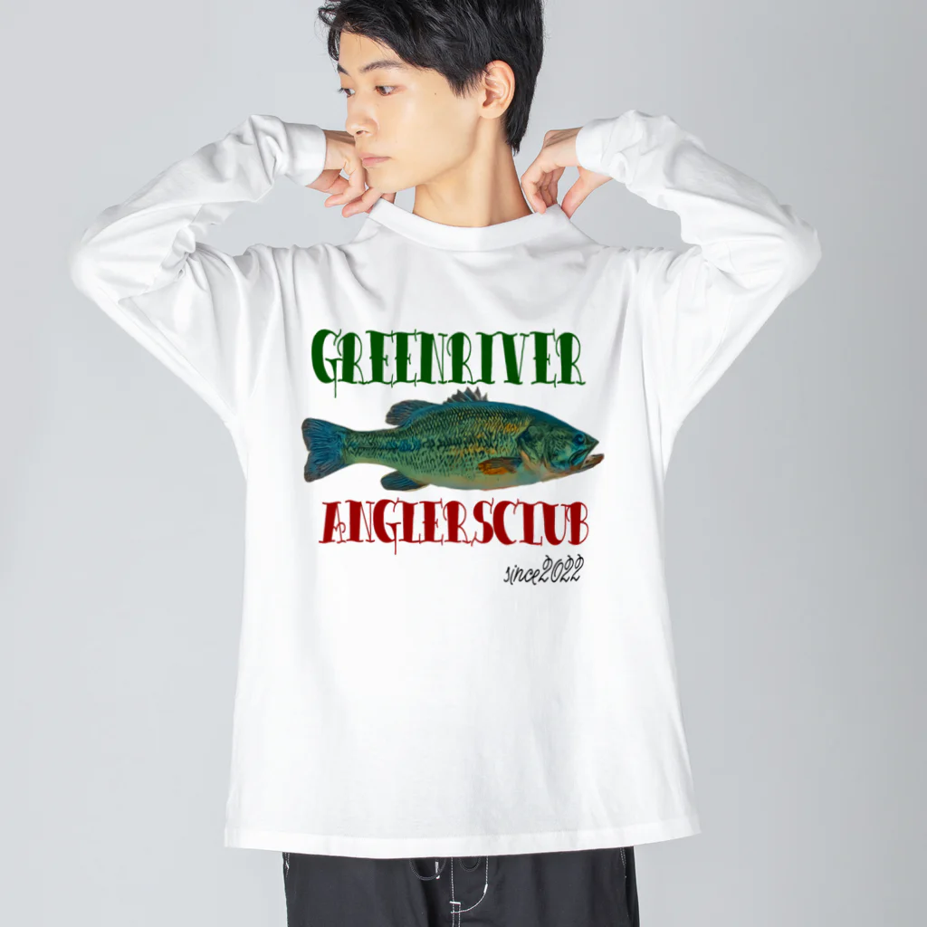 源流狂人卍のgreenriver anglersclub ビッグシルエットロングスリーブTシャツ