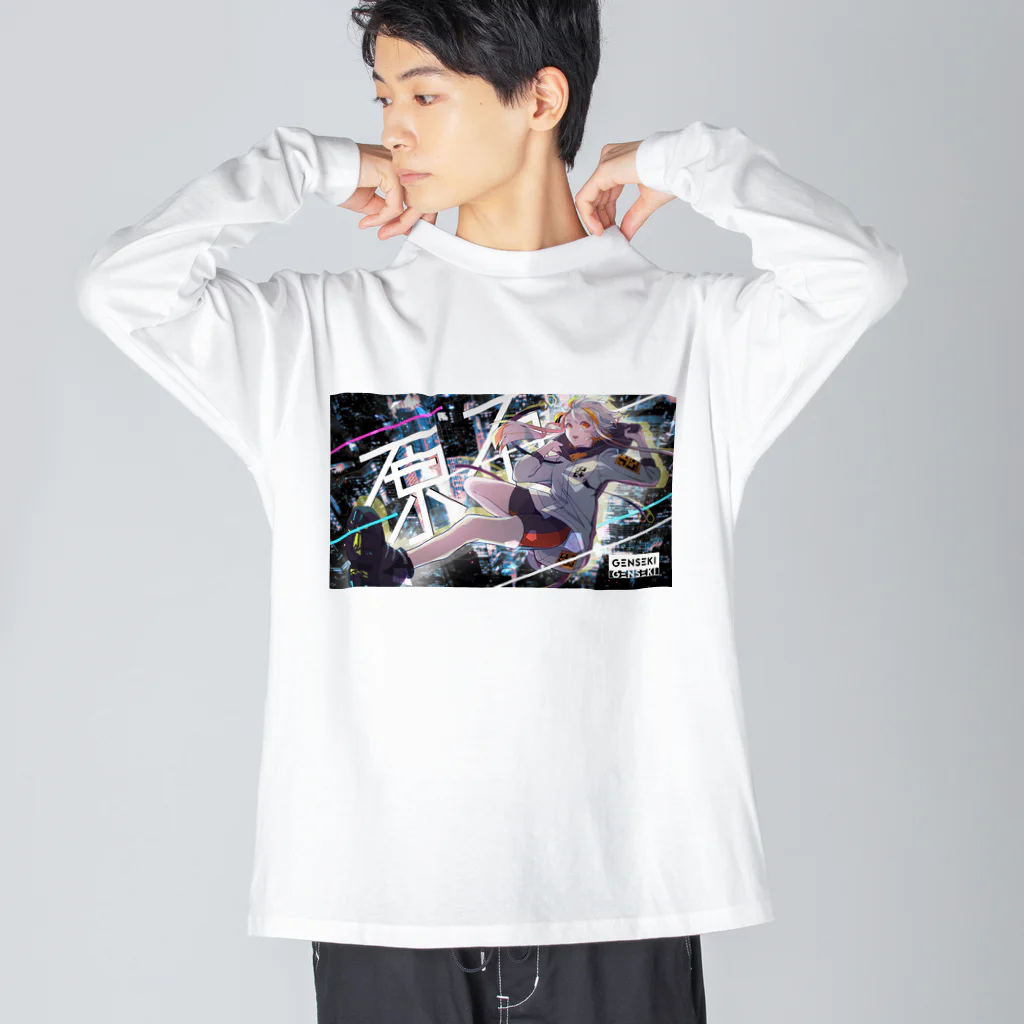 CLMX GOODS "2024"の原石ジャケットデザイン ビッグシルエットロングスリーブTシャツ