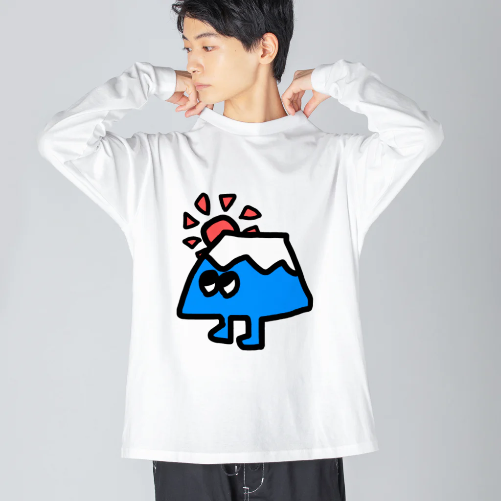 なでしこ@デザインのまうんとふじさん Big Long Sleeve T-Shirt