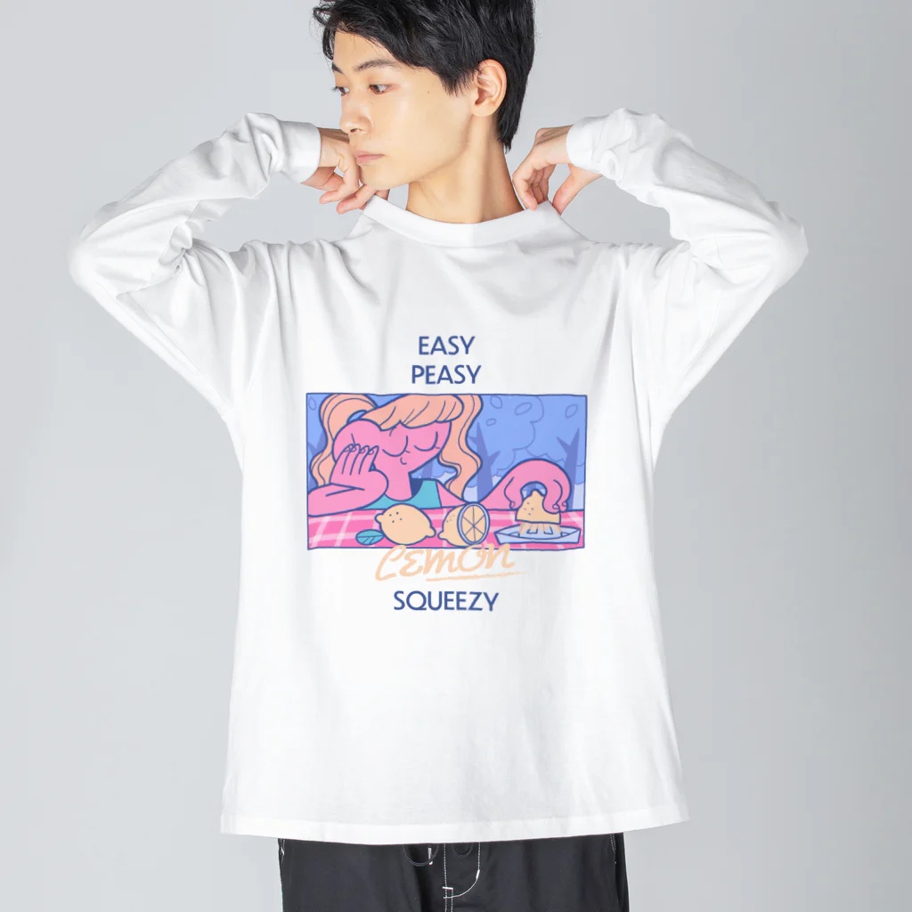 水沢石鹸のEZPZ Big Long Sleeve T-Shirt