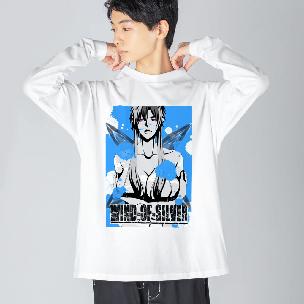 WIND-OF-SILVERの変化の術(女体化) Big Long Sleeve T-Shirt