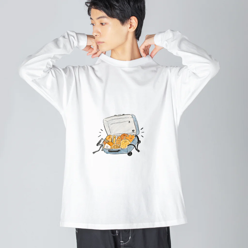 おかかのはるばるやってきたパン達 Big Long Sleeve T-Shirt