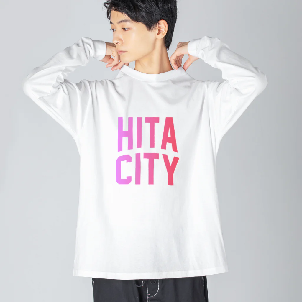 JIMOTOE Wear Local Japanの日田市 HITA CITY Big Long Sleeve T-Shirt