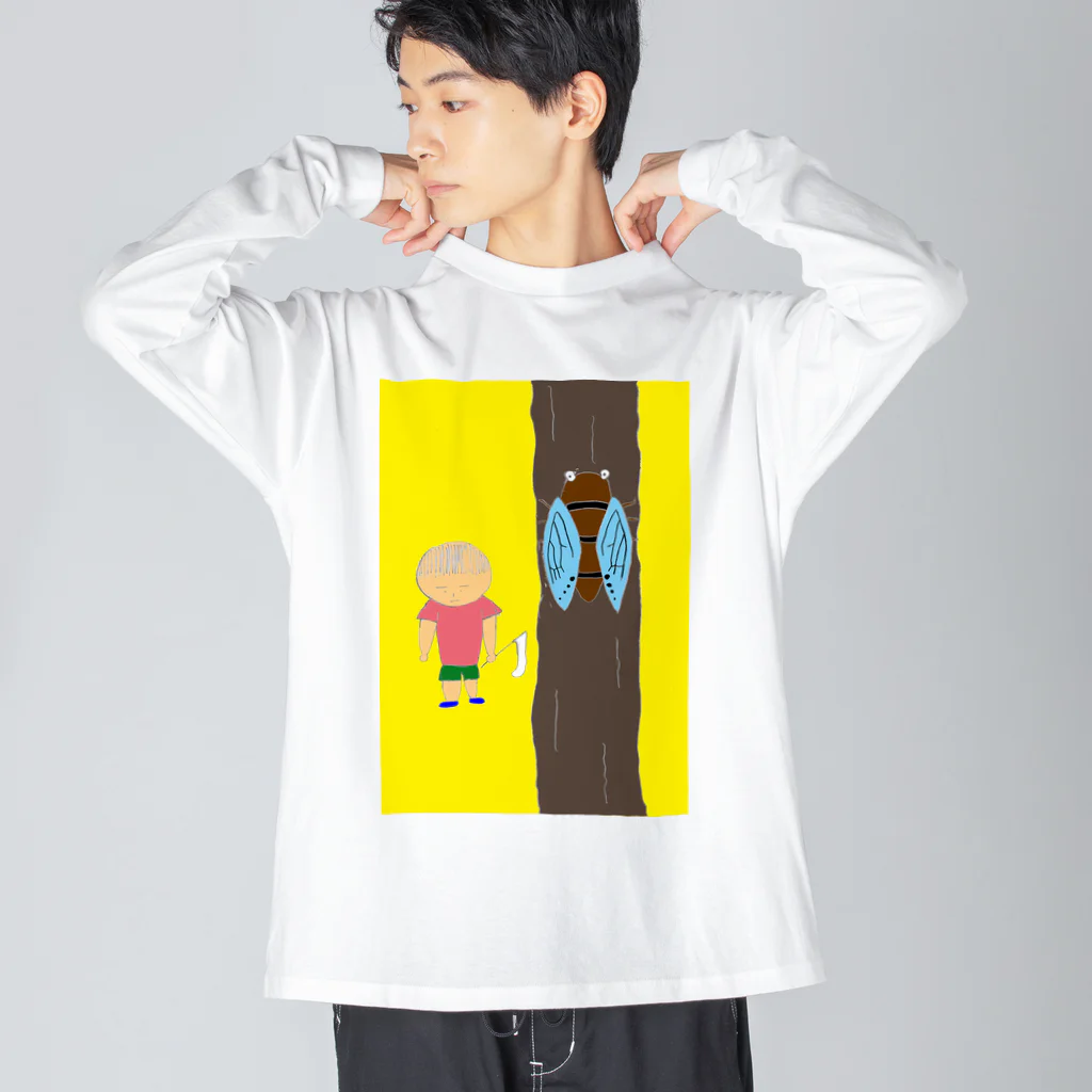 白井　快士のセミ採り２ Big Long Sleeve T-Shirt