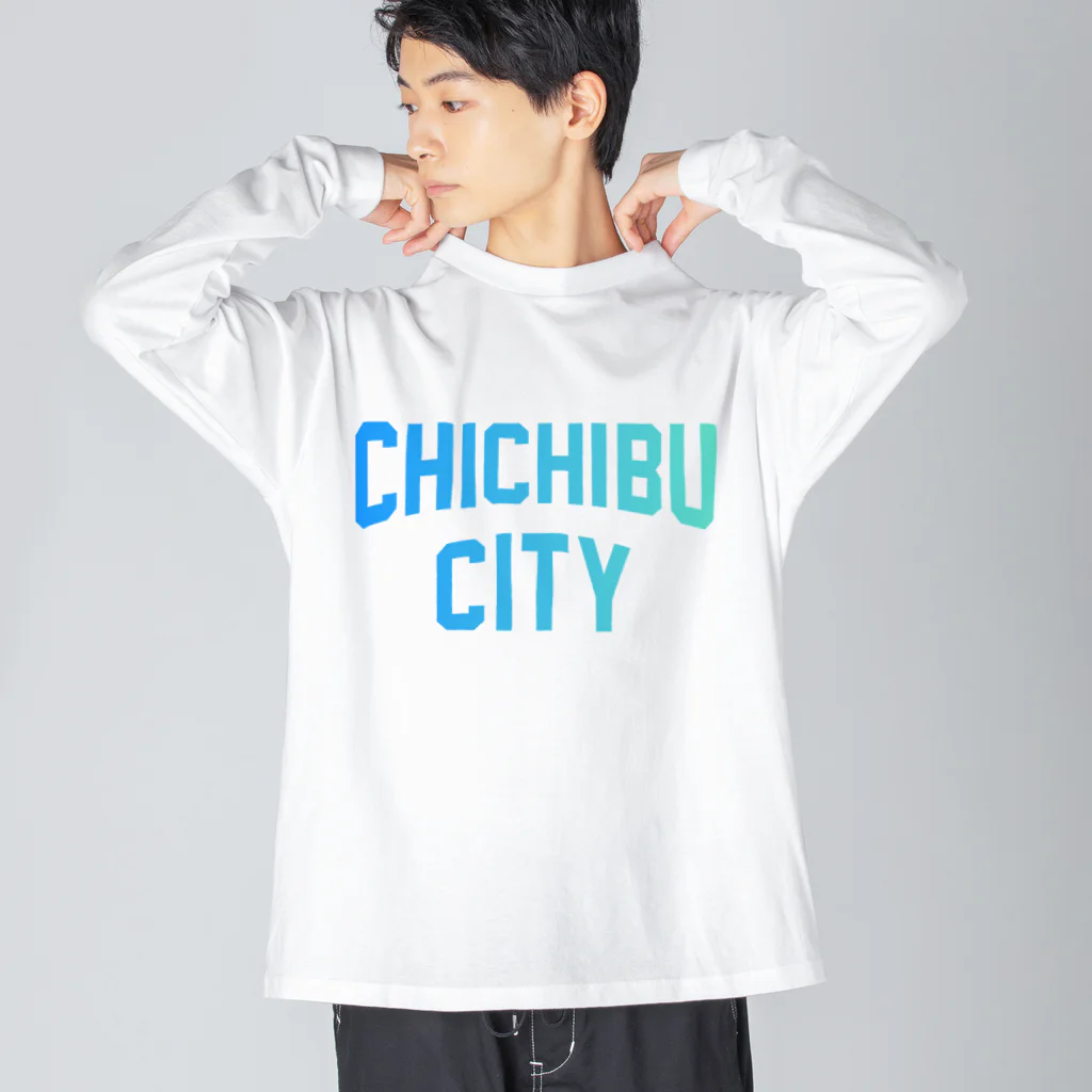 JIMOTOE Wear Local Japanの秩父市 CHICHIBU CITY Big Long Sleeve T-Shirt