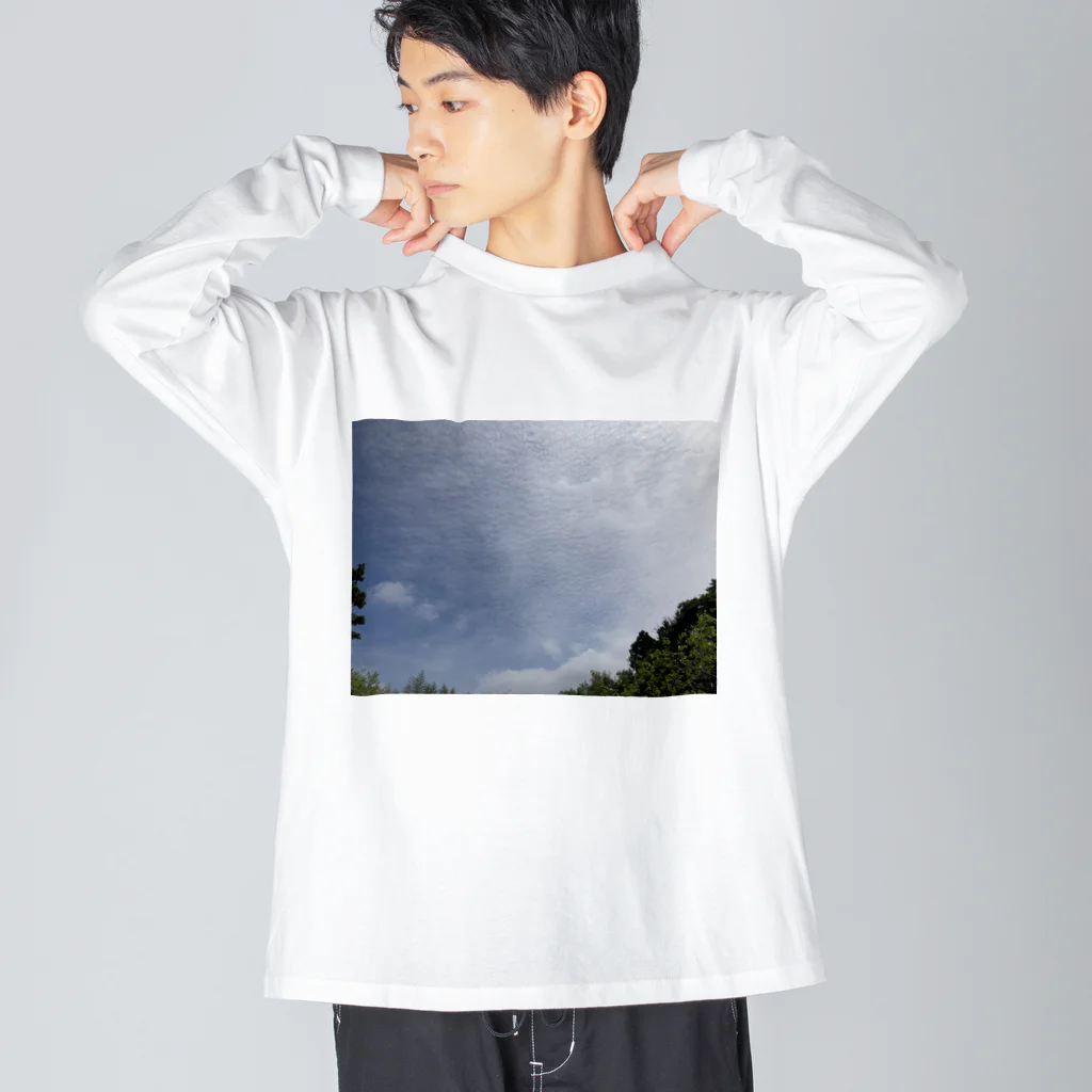 そらもようの春の空 ビッグシルエットロングスリーブTシャツ