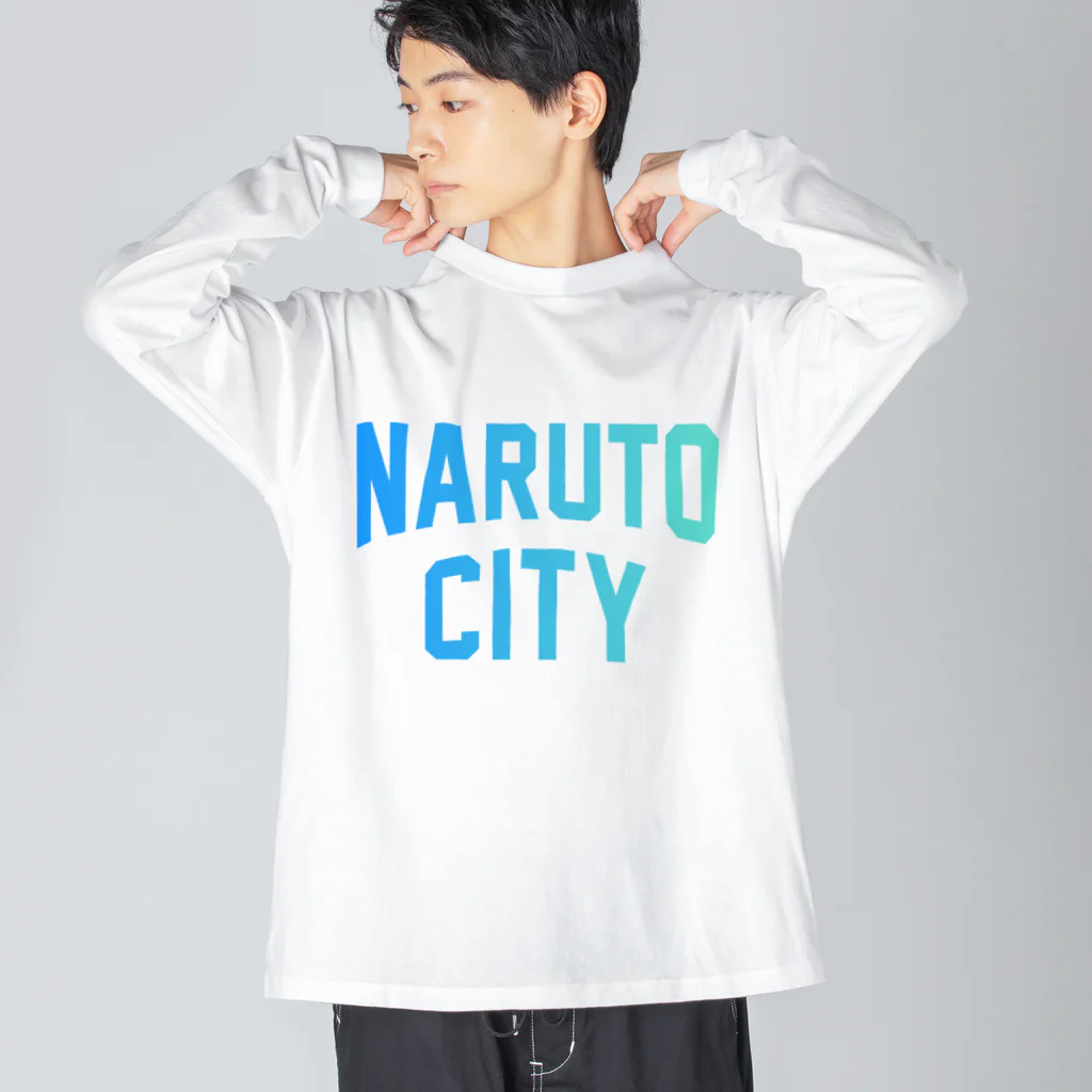 JIMOTOE Wear Local Japanの鳴門市 NARUTO CITY Big Long Sleeve T-Shirt
