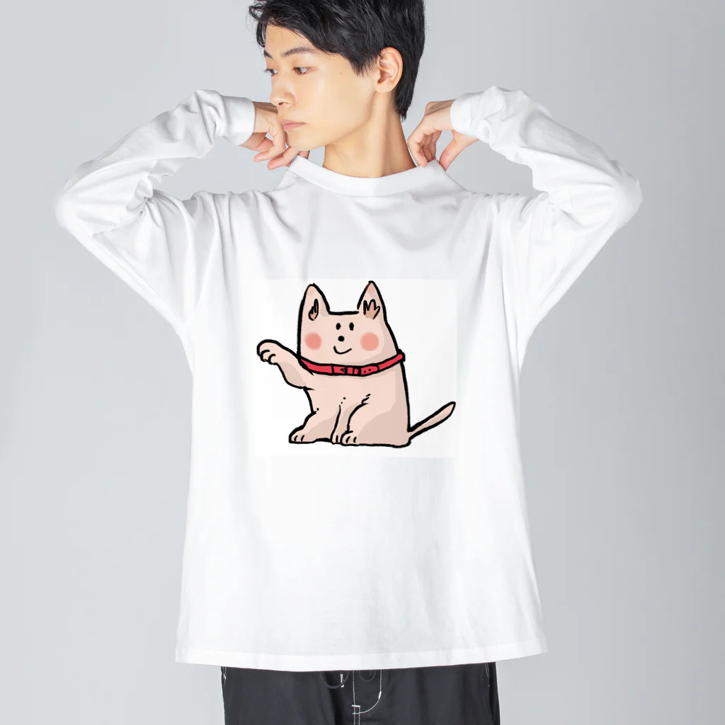 ねここショップの招き犬 Big Long Sleeve T-Shirt