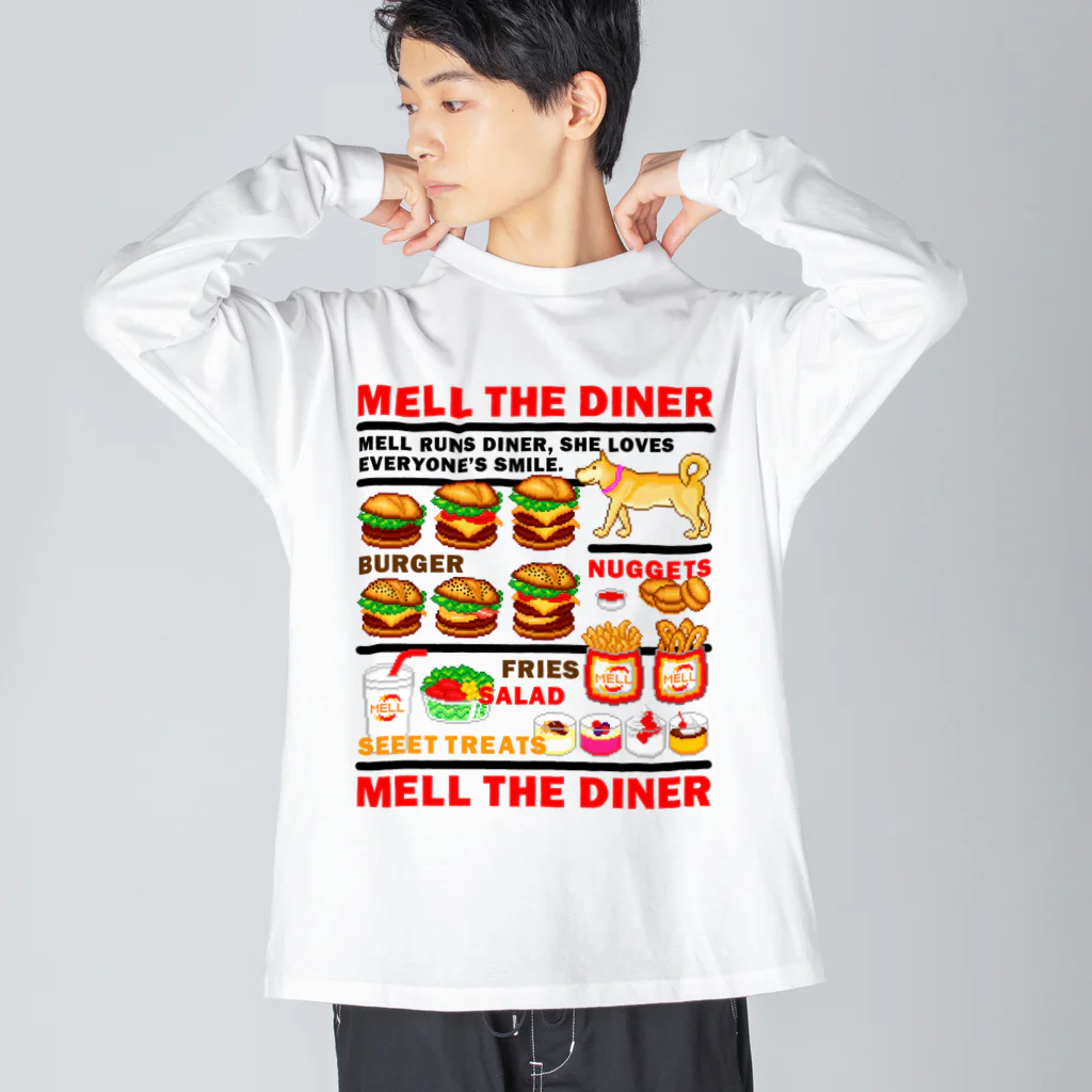 MELL MALLのダイナーメニューいろいろ Big Long Sleeve T-Shirt