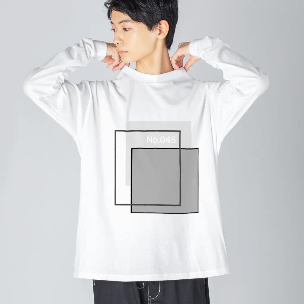 ポップコーンのNo.045 Big Long Sleeve T-Shirt