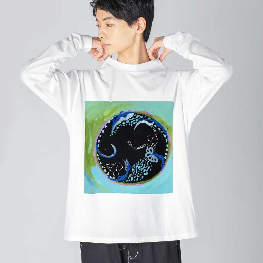 NIL の人魚A ビッグシルエットロングスリーブTシャツ