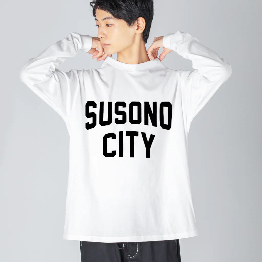 JIMOTOE Wear Local Japanの裾野市 SUSONO CITY Big Long Sleeve T-Shirt