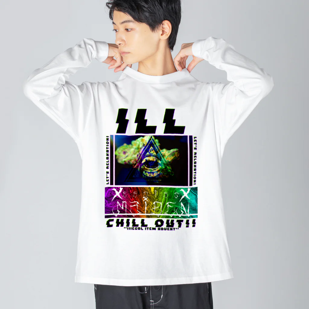 エゴイスト乙女の「野菜🥦」 Big Long Sleeve T-Shirt