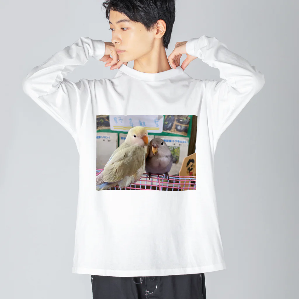 ぴいのザック&バイオレットのキメ顔 Big Long Sleeve T-Shirt