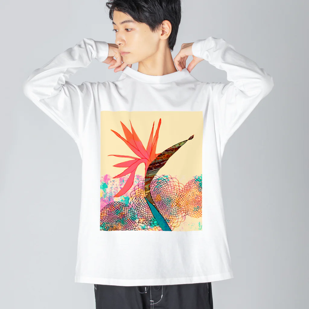 SUNRISE SOUNDのストレリチア ビッグシルエットロングスリーブTシャツ