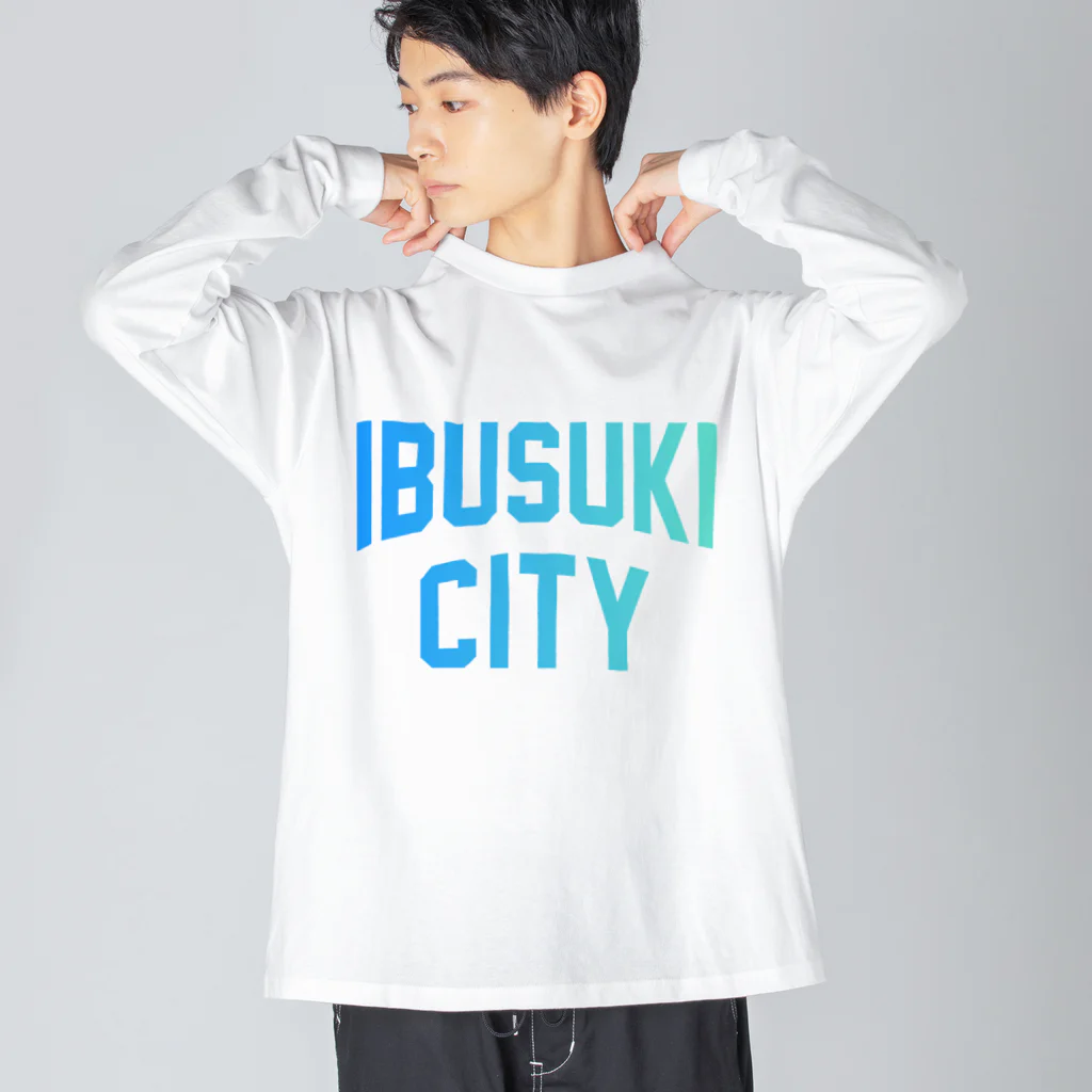 JIMOTOE Wear Local Japanの指宿市 IBUSUKI CITY Big Long Sleeve T-Shirt