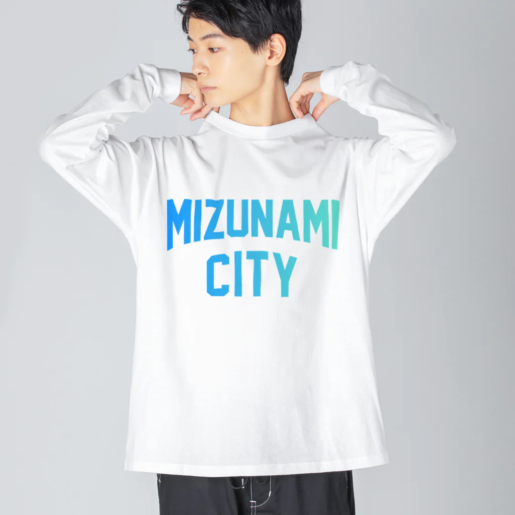 JIMOTOE Wear Local Japanの瑞浪市 MIZUNAMI CITY Big Long Sleeve T-Shirt