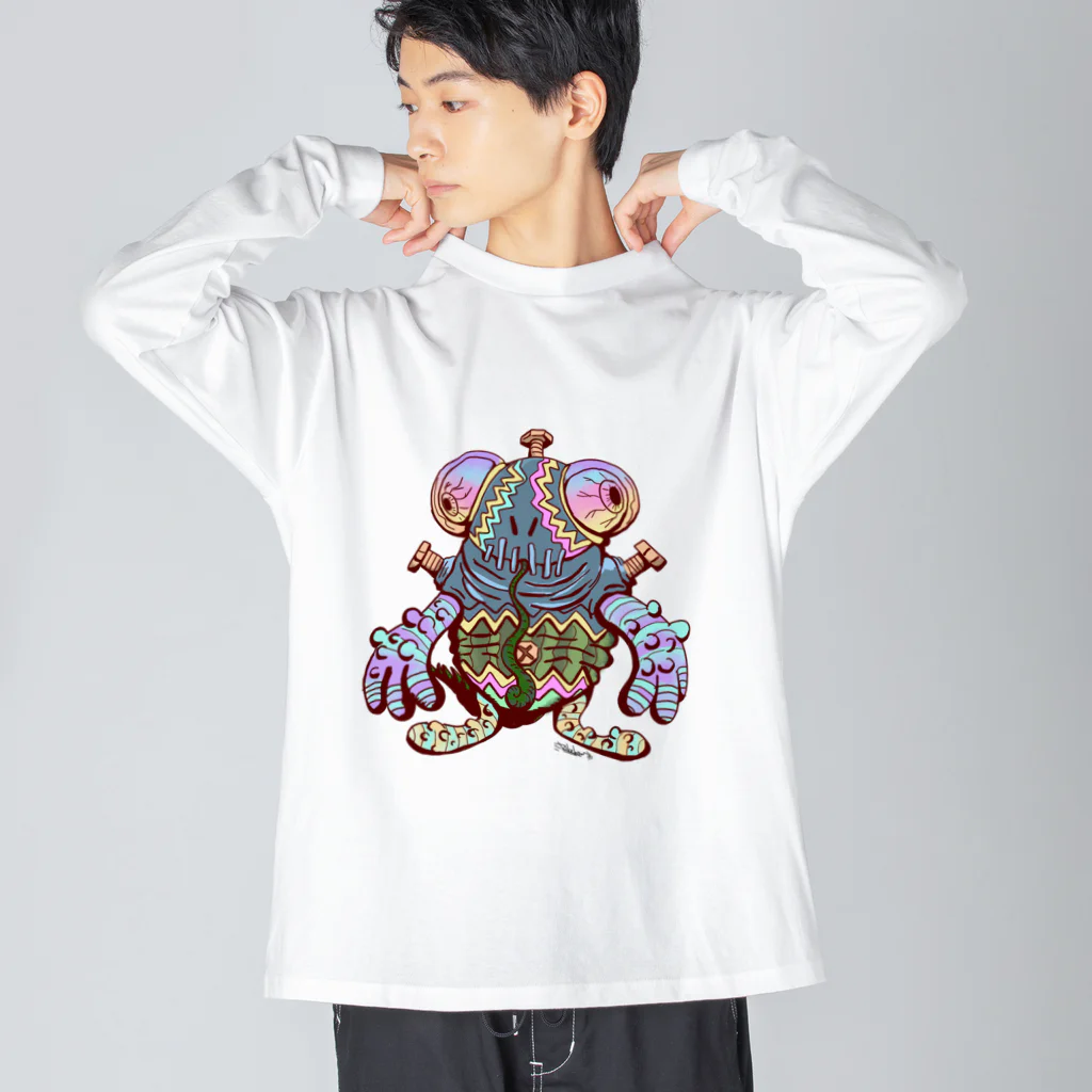 ガラクタのカメレオン怪獣 Big Long Sleeve T-Shirt