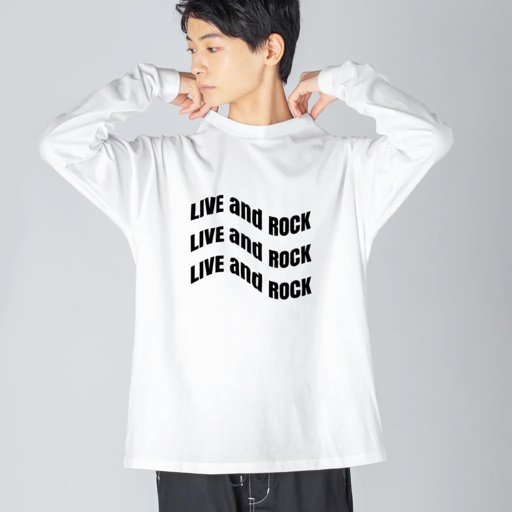 L&RのL&R  LIVE and ROCK ビッグシルエットロングスリーブTシャツ