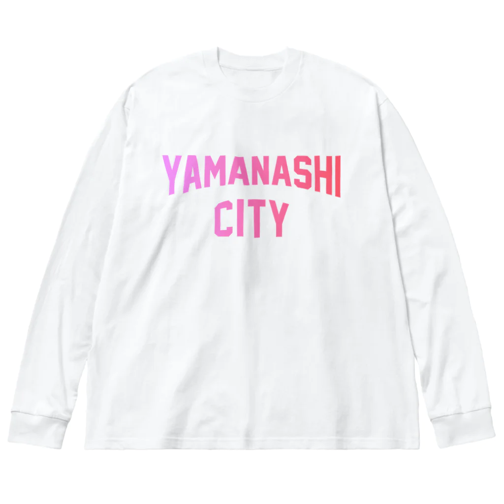 JIMOTOE Wear Local Japanの山梨市 YAMANASHI CITY Big Long Sleeve T-Shirt