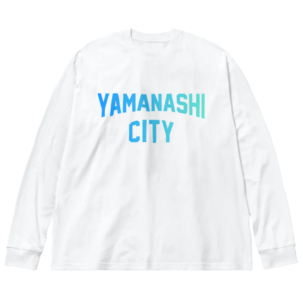 JIMOTOE Wear Local Japanの山梨市 YAMANASHI CITY ビッグシルエットロングスリーブTシャツ