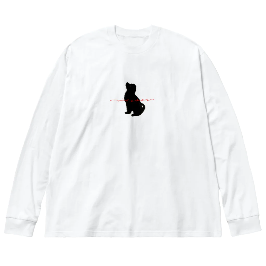 黒犬はよそ見しがちのウィルクシー① Big Long Sleeve T-Shirt