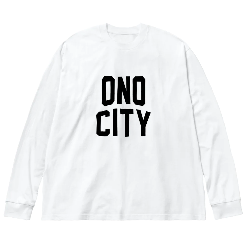 JIMOTOE Wear Local Japanの大野市 ONO CITY Big Long Sleeve T-Shirt