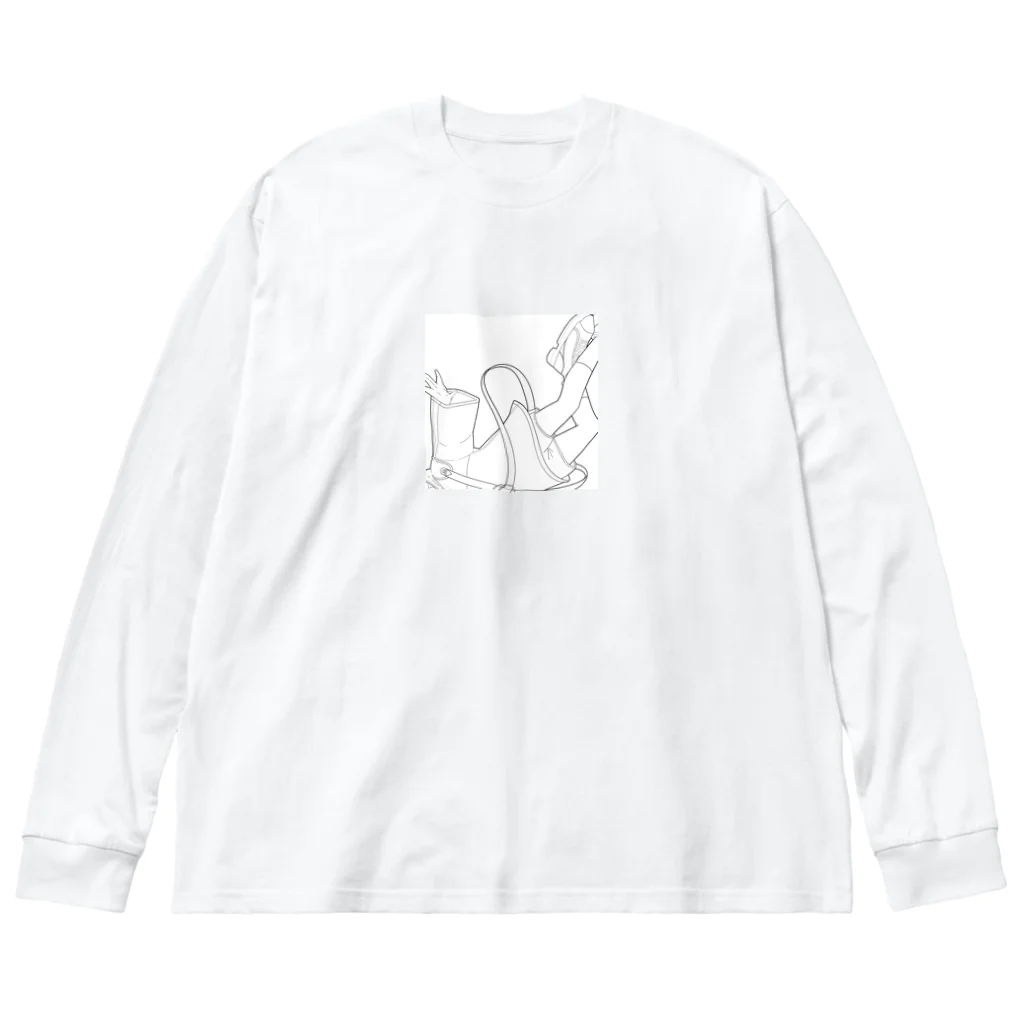 くりーむろじっく🍦のQreme Logic (White) ビッグシルエットロングスリーブTシャツ