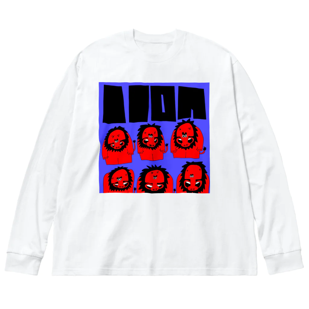 4000kmのlion Big Long Sleeve T-Shirt