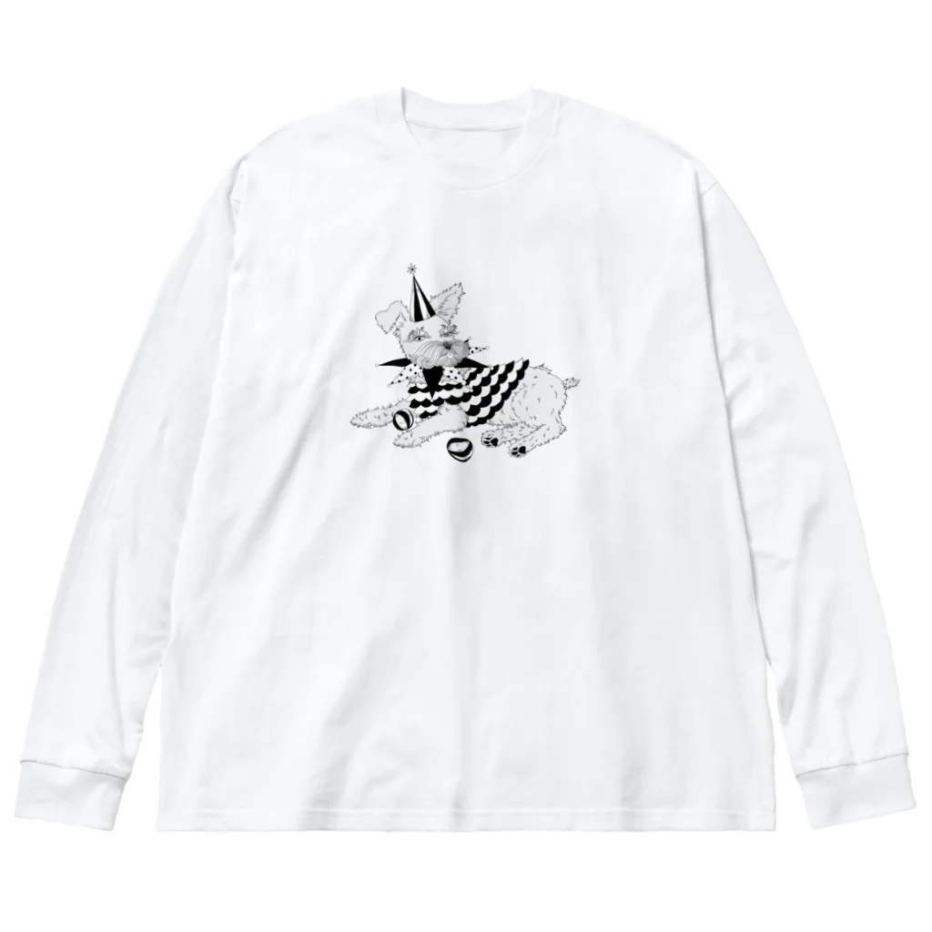 木ノ優姫乃のclown schnauzer Big Long Sleeve T-Shirt