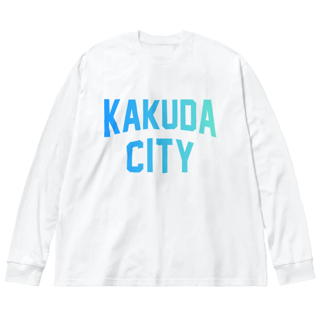 JIMOTOE Wear Local Japanの角田市 KAKUDA CITY ビッグシルエットロングスリーブTシャツ