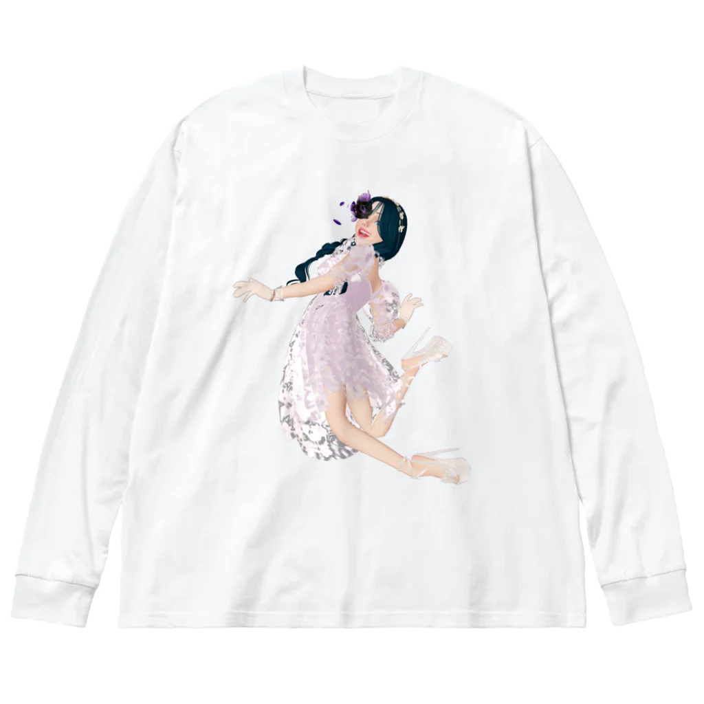 【ホラー専門店】ジルショップの無邪気な妖精ガール Big Long Sleeve T-Shirt