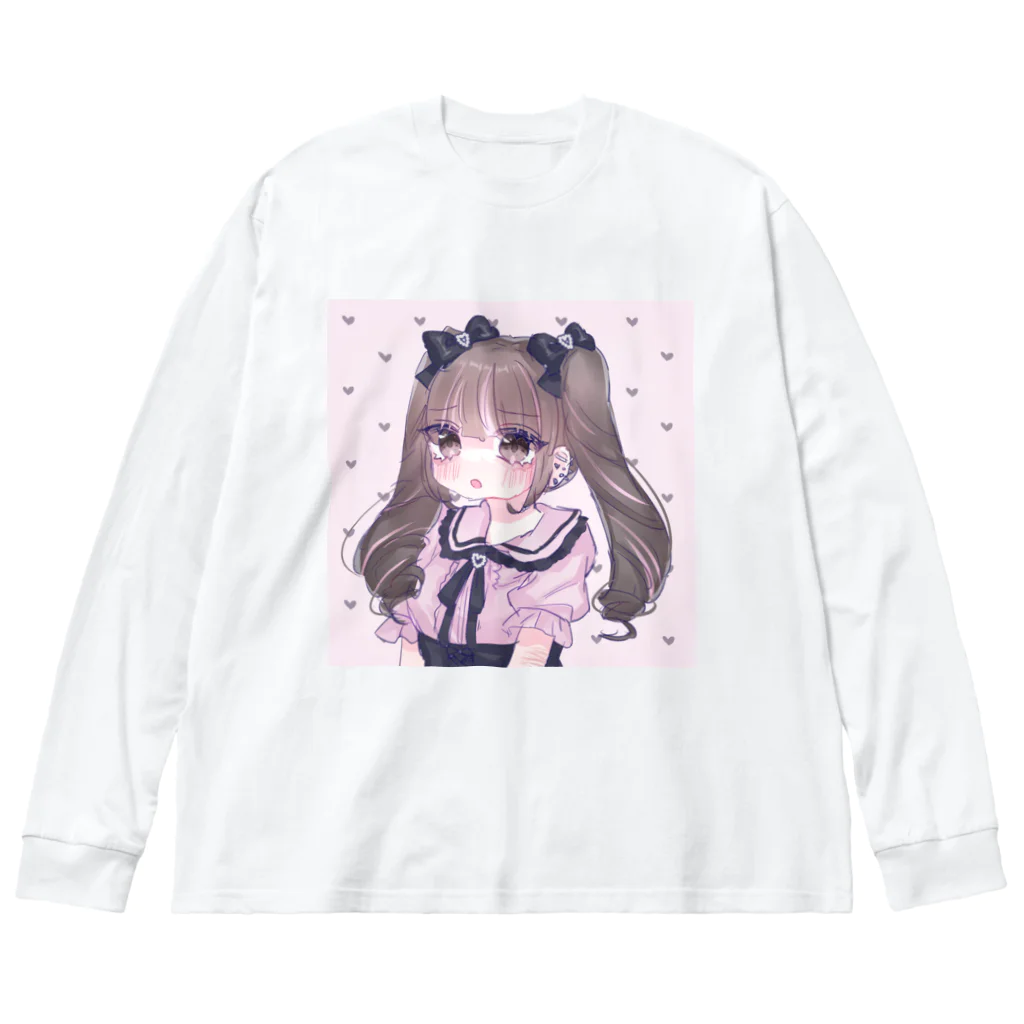 あくむ病院の地雷ちゃん ビッグシルエットロングスリーブTシャツ