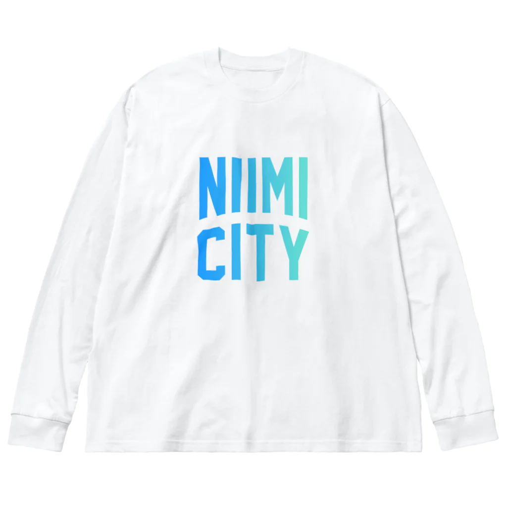 JIMOTOE Wear Local Japanの新見市 NIIMI CITY Big Long Sleeve T-Shirt