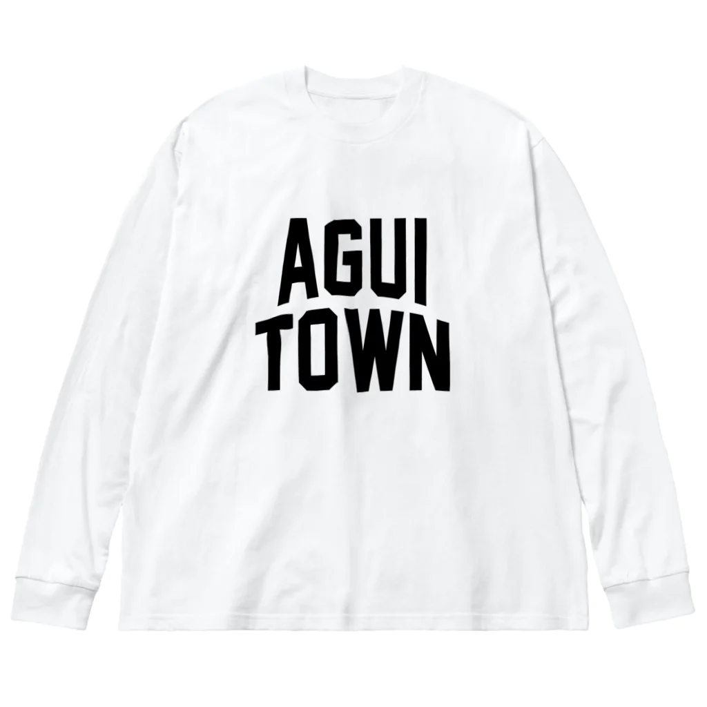 JIMOTOE Wear Local Japanの阿久比町 AGUI TOWN Big Long Sleeve T-Shirt