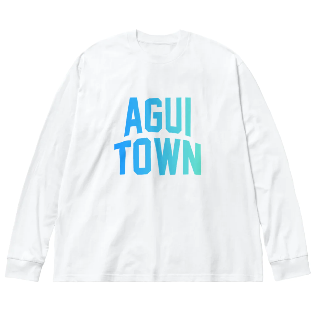 JIMOTOE Wear Local Japanの阿久比町 AGUI TOWN Big Long Sleeve T-Shirt